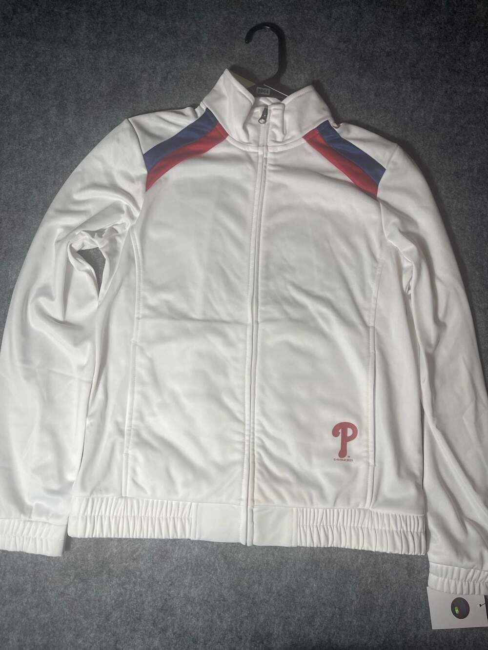 G-III 4Her by Carl Banks Women's Philadelphia Phillies Full-Zip Track Jacket S